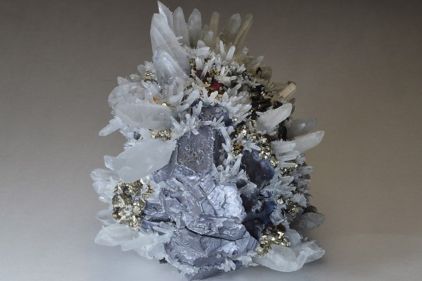 Galena, Quartz, Pyrite, Chalcopyrite