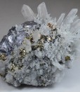 Galena, Quartz, Pyrite, Chalcopyrite