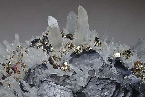 Galena, Quartz, Pyrite, Chalcopyrite