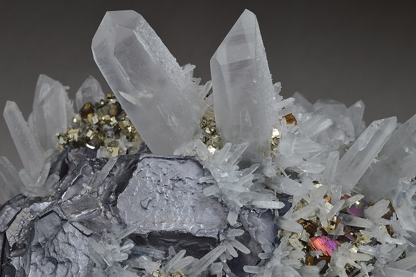 Galena, Quartz, Pyrite, Chalcopyrite