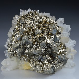 Pyrite, Quartz, Chalcopyrite