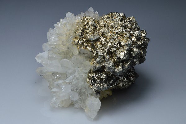 Pyrite, Quartz, Chalcopyrite