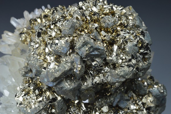 Pyrite, Quartz, Chalcopyrite