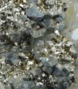 Pyrite, Quartz, Chalcopyrite