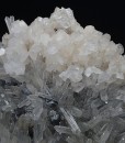 Spinel law twin Galena on Quartz, Calcite