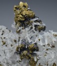 Chalcopyrite and Sphalerite on Quartz