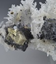 Chalcopyrite and Sphalerite on Quartz
