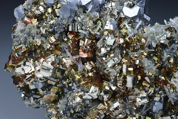 Pyrite, Galena, Quartz