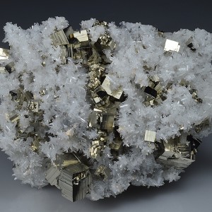 Pyrite, Quartz