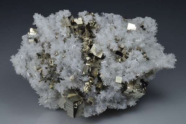 Pyrite, Quartz