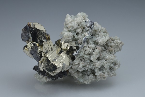 Pyrite, Quartz, Sphalerite