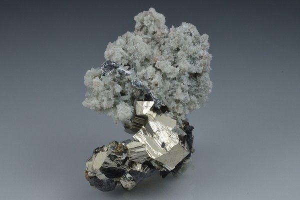 Pyrite, Quartz, Sphalerite