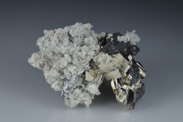 Pyrite, Quartz, Sphalerite
