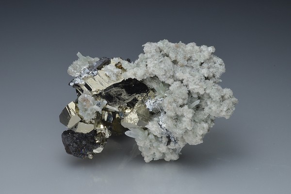 Pyrite, Quartz, Sphalerite