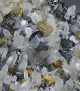 Quartz, Chalcopyrite, Galena, Sphalerite, Pyrite