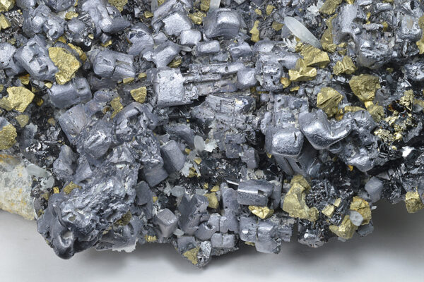 Skeletal Galena, Chalcopyrite, Sphalerite, Quartz