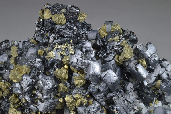 Skeletal Galena, Chalcopyrite, Sphalerite, Quartz