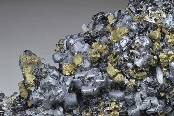 Skeletal Galena, Chalcopyrite, Sphalerite, Quartz