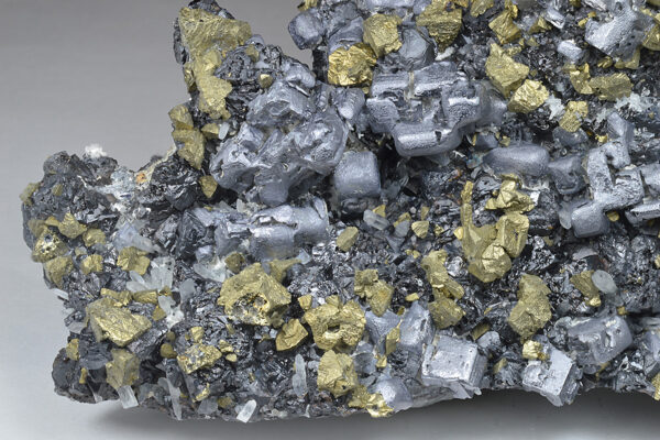 Skeletal Galena, Chalcopyrite, Sphalerite, Quartz