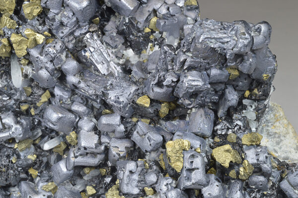 Skeletal Galena, Chalcopyrite, Sphalerite, Quartz