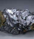 Melted habit Galena, Sphalerite, Chalcopyrite, Pyrite
