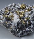 Skeletal Galena, Chalcopyrite, Sphalerite, Quartz