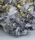 Skeletal Galena, Chalcopyrite, Sphalerite, Quartz