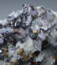 Skeletal Galena, Chalcopyrite, Sphalerite, Quartz