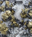 Skeletal Galena, Chalcopyrite, Sphalerite, Quartz