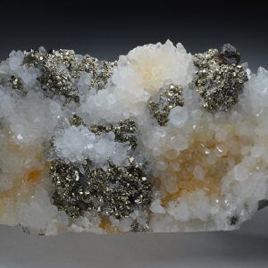 Pyrite and Cleiophane on Quartz
