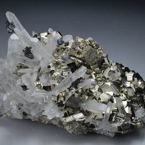 Pyrite, Quartz, Galena, Sphalerite