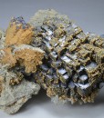 Skeletal Galena, Chalcopyrite, Quartz, Dolomite, Calcite