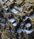 Skeletal Galena, Chalcopyrite, Quartz, Dolomite, Calcite
