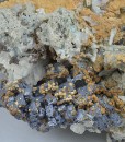 Skeletal Galena, Chalcopyrite, Quartz, Dolomite, Calcite