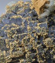 Skeletal Galena, Chalcopyrite, Quartz, Dolomite, Calcite