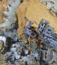 Skeletal Galena, Chalcopyrite, Quartz, Dolomite, Calcite