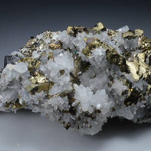 Chalcopyrite, Quartz, Pyrite
