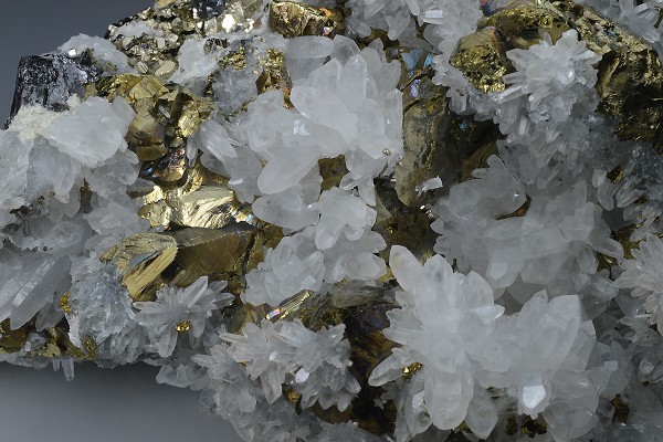 Chalcopyrite, Quartz, Pyrite