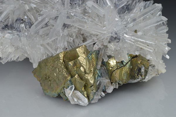 Quartz, Chalcopyrite, Galena