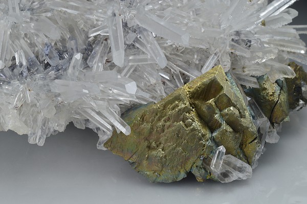 Quartz, Chalcopyrite, Galena