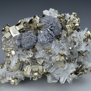 Pyrite, Quartz, Galena
