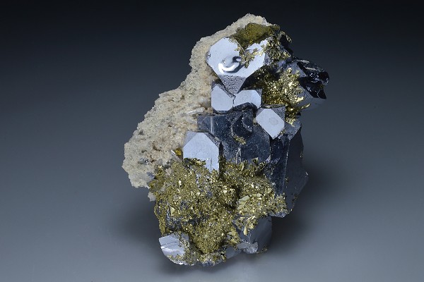 Galena, Chalcopyrite, Quartz