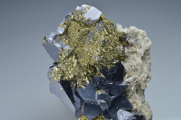 Galena, Chalcopyrite, Quartz
