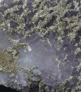 Quartz var.Amethyst, Pyrite