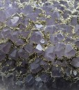Quartz var.Amethyst, Pyrite