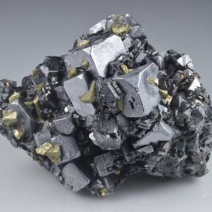 Truncated Galena, Chalcopyrite, Sphalerite