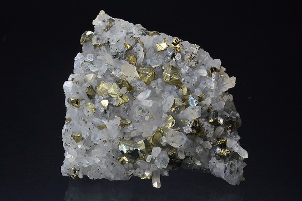 Iridescent Chalcopyrite, Quartz with inclusions