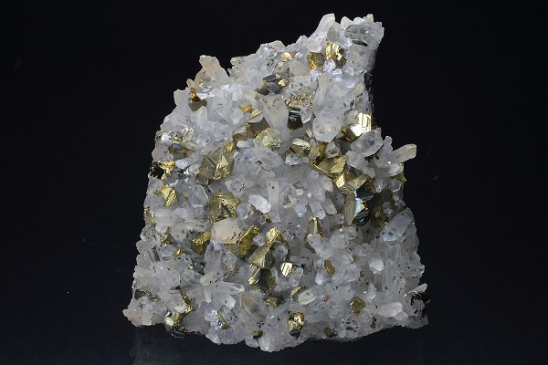 Iridescent Chalcopyrite, Quartz with inclusions