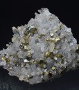 Iridescent Chalcopyrite, Quartz with inclusions
