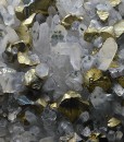 Iridescent Chalcopyrite, Quartz with inclusions